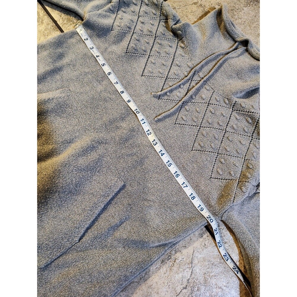 Carve Designs Rockvale Deux Sweater Tunic Gray Heather Size Medium Comfortable - Picture 6 of 12